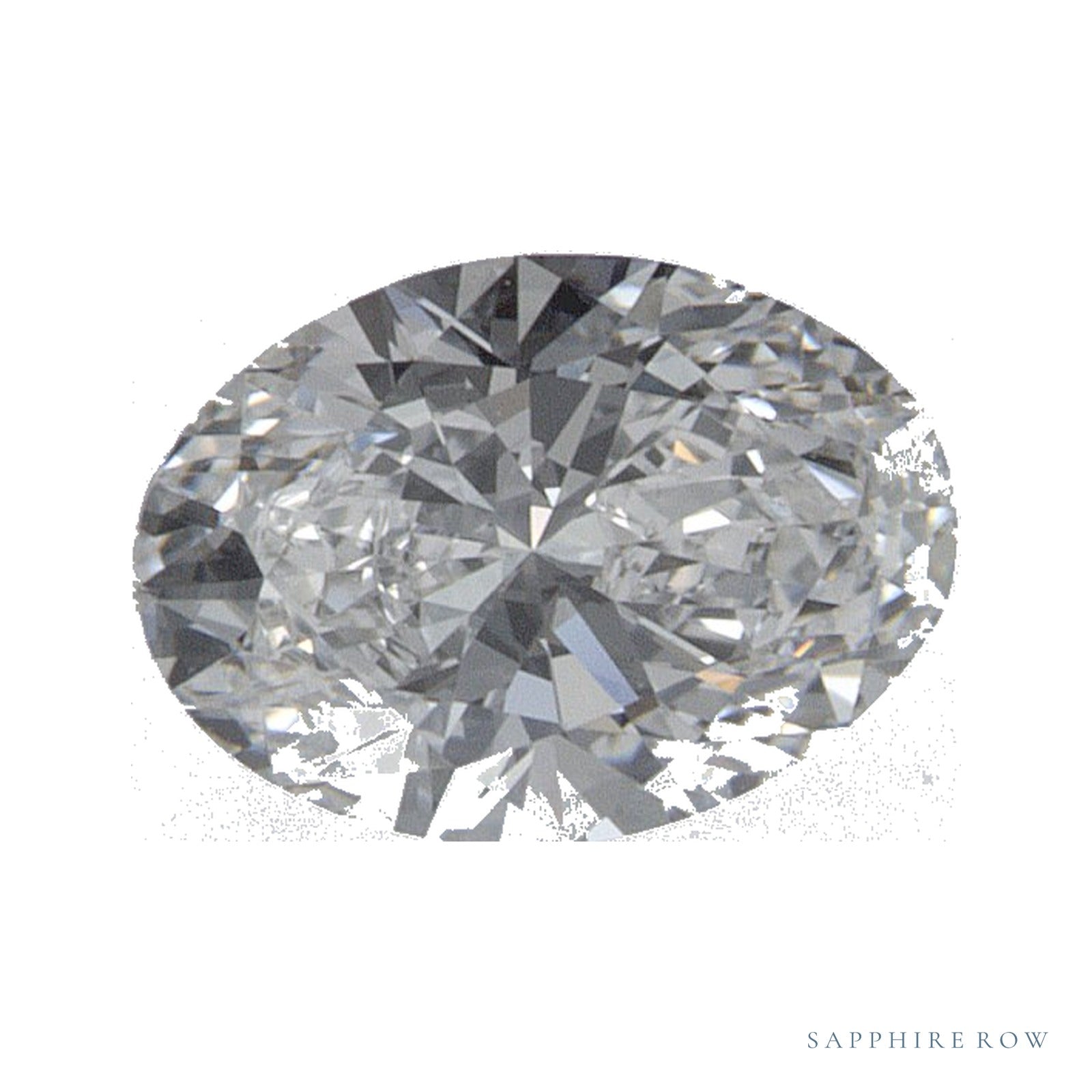 0.53 ct lab-grown diamond, oval cut | Sapphire Row · cut4
