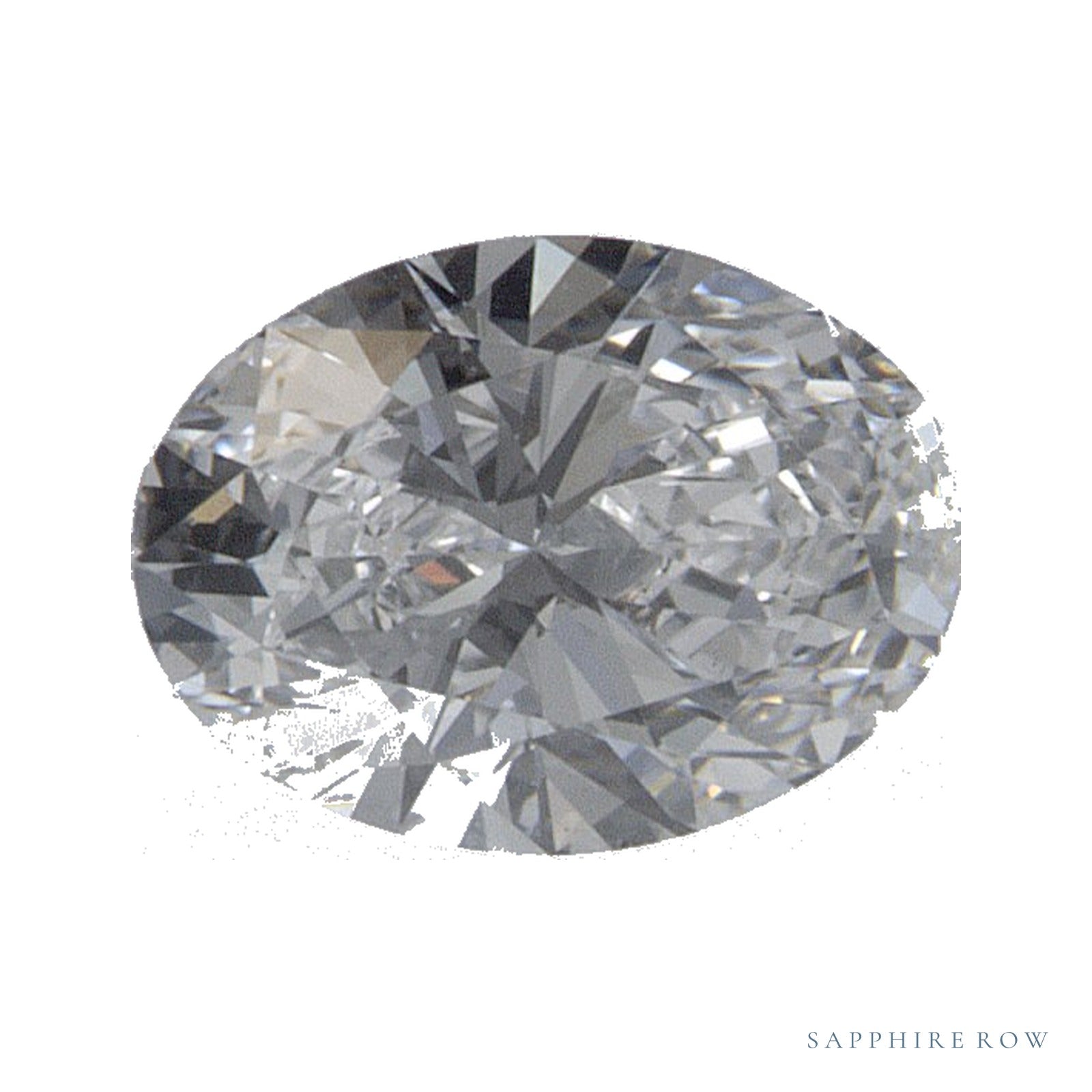 0.53 ct lab-grown diamond, oval cut | Sapphire Row · cut4