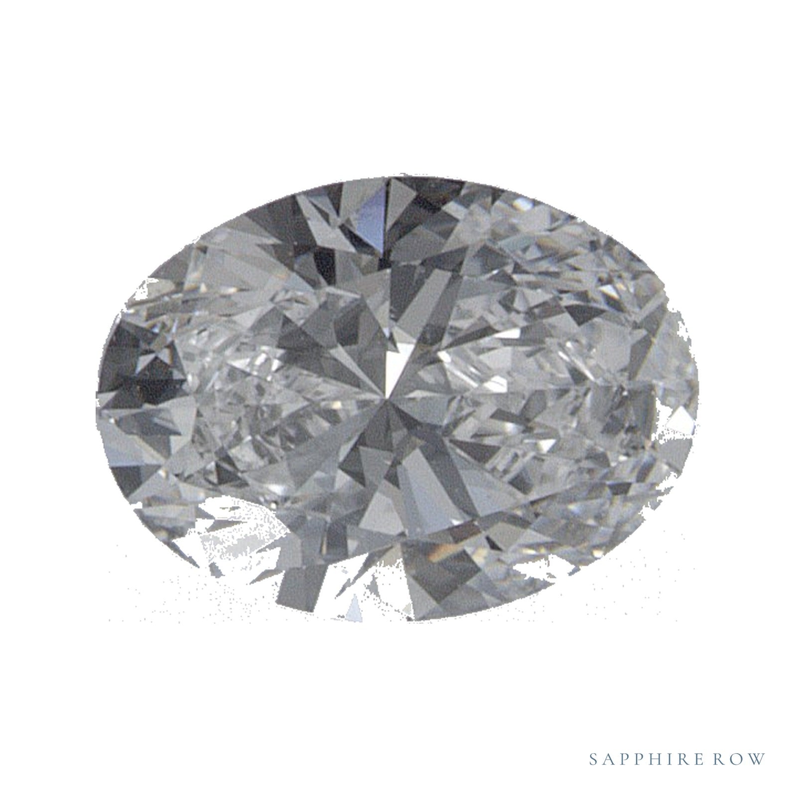 0.53 ct lab-grown diamond, oval cut | Sapphire Row · cut4