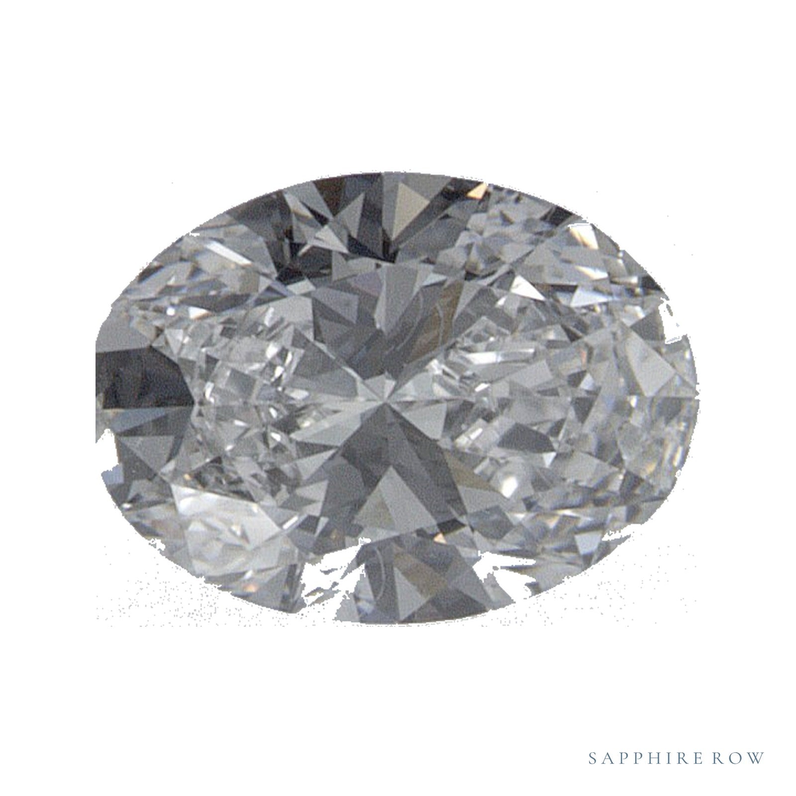 0.53 ct lab-grown diamond, oval cut | Sapphire Row · cut4