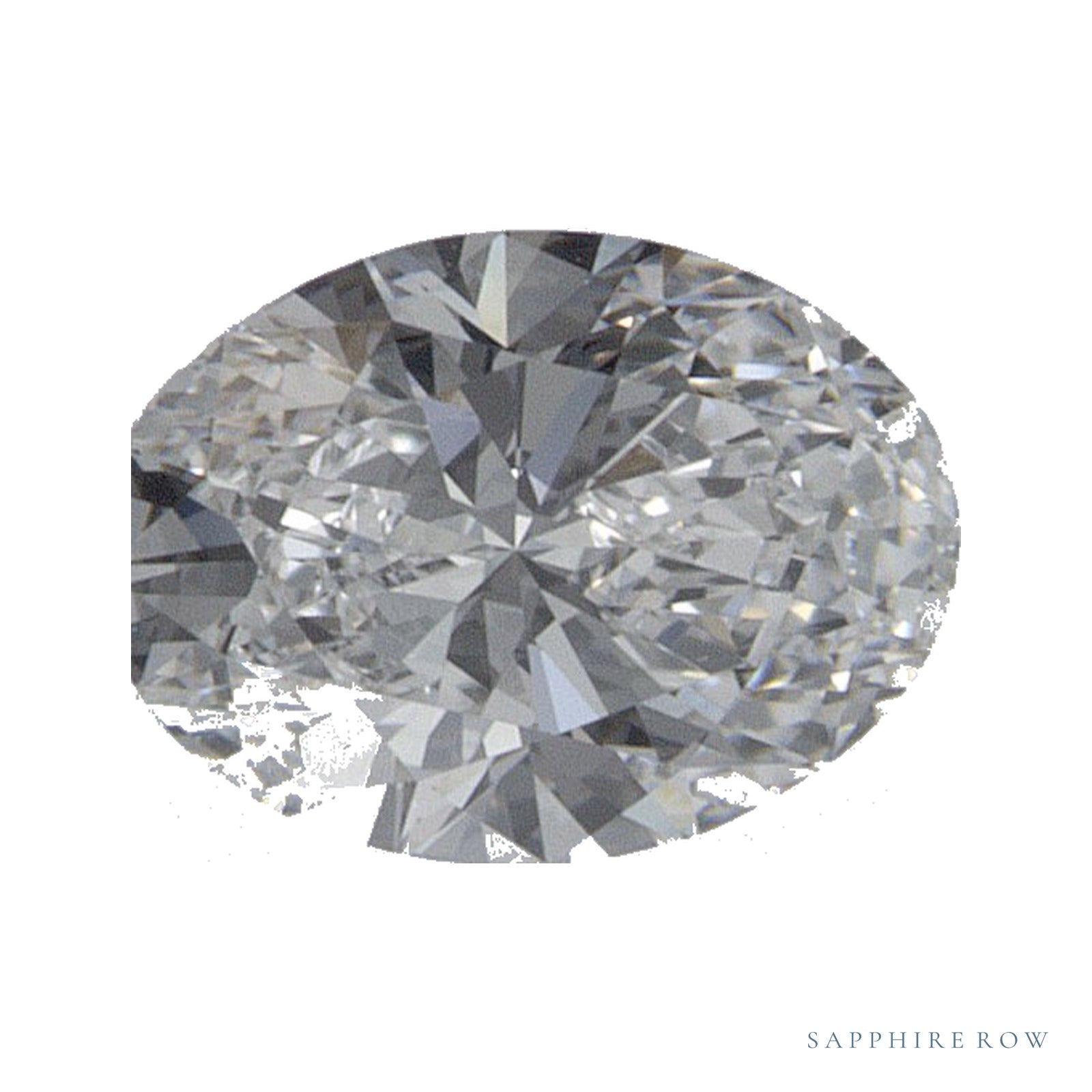 0.53 ct lab-grown diamond, oval cut | Sapphire Row · cut4