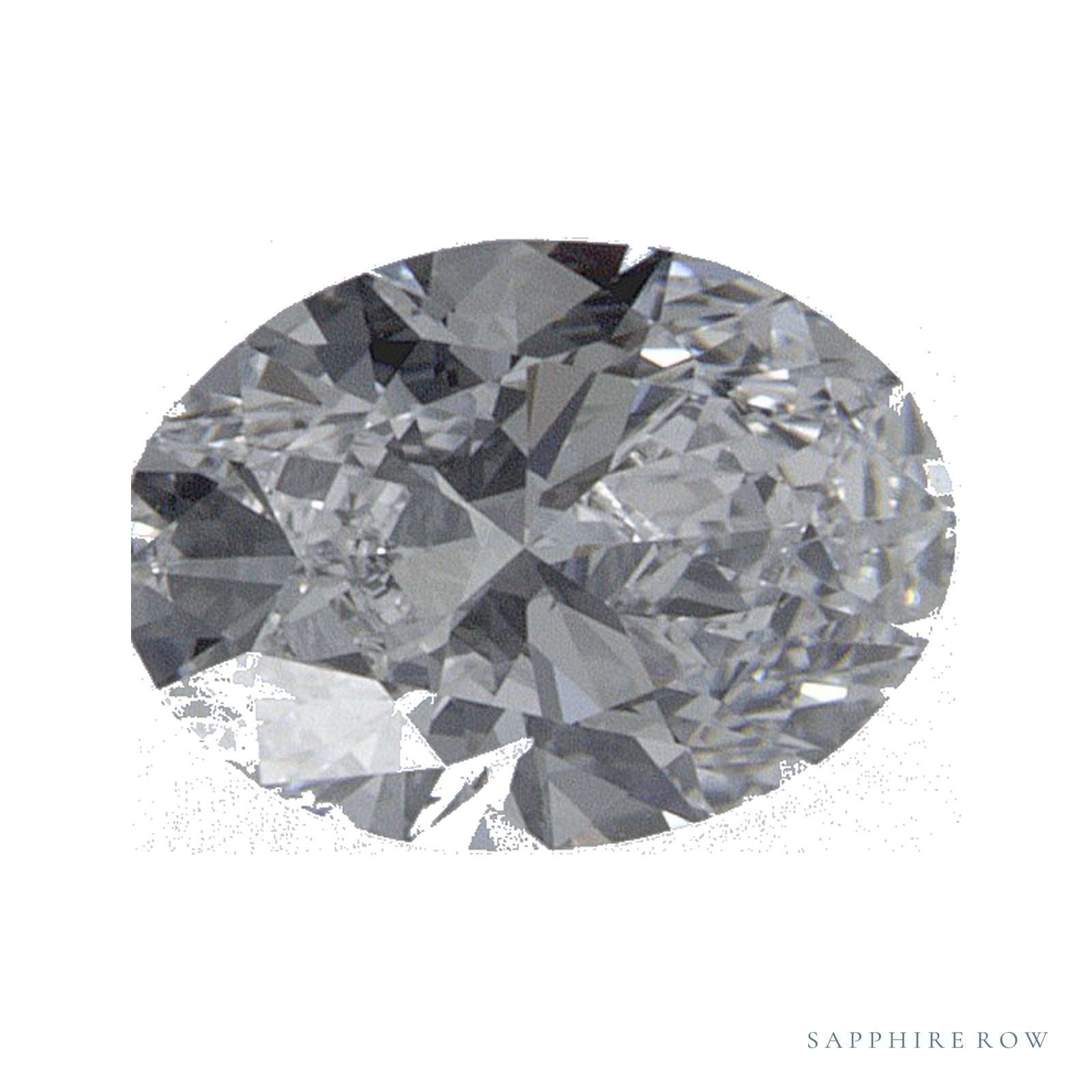 0.53 ct lab-grown diamond, oval cut | Sapphire Row · cut4