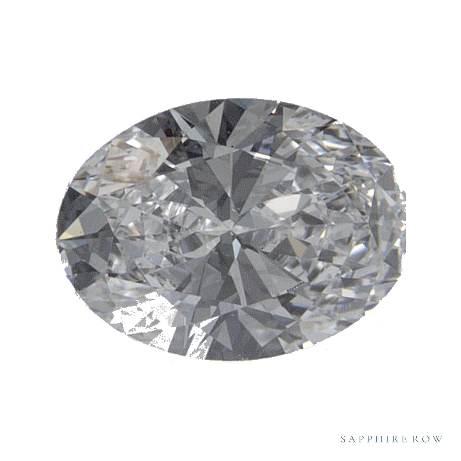 0.53 ct lab-grown diamond, oval cut | Sapphire Row · cut4