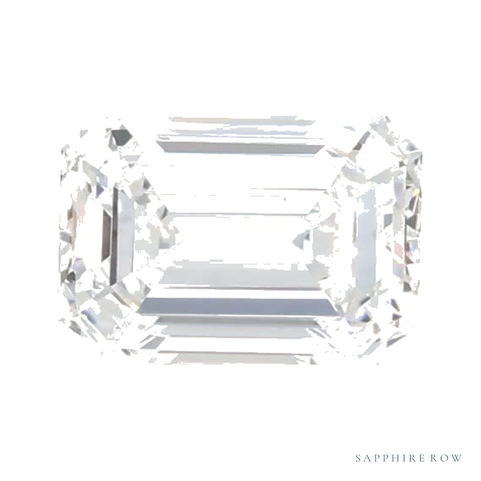 0.53 ct lab-grown diamond, emerald cut | Sapphire Row · cut4