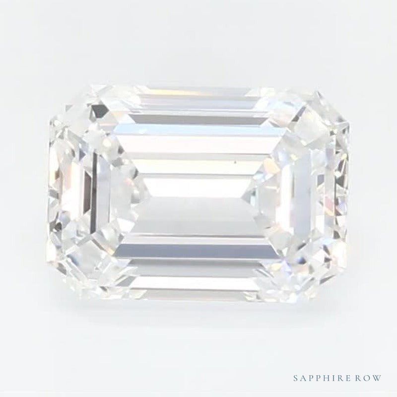 0.53 ct lab-grown diamond, emerald cut | Sapphire Row · cut7