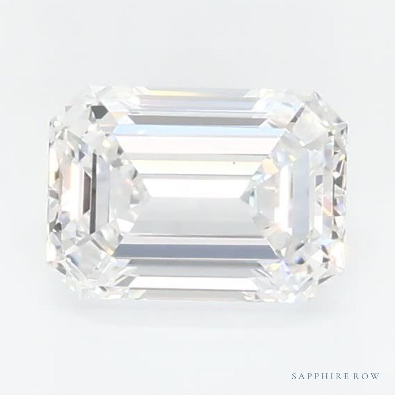 0.53 ct lab-grown diamond, emerald cut | Sapphire Row · cut6