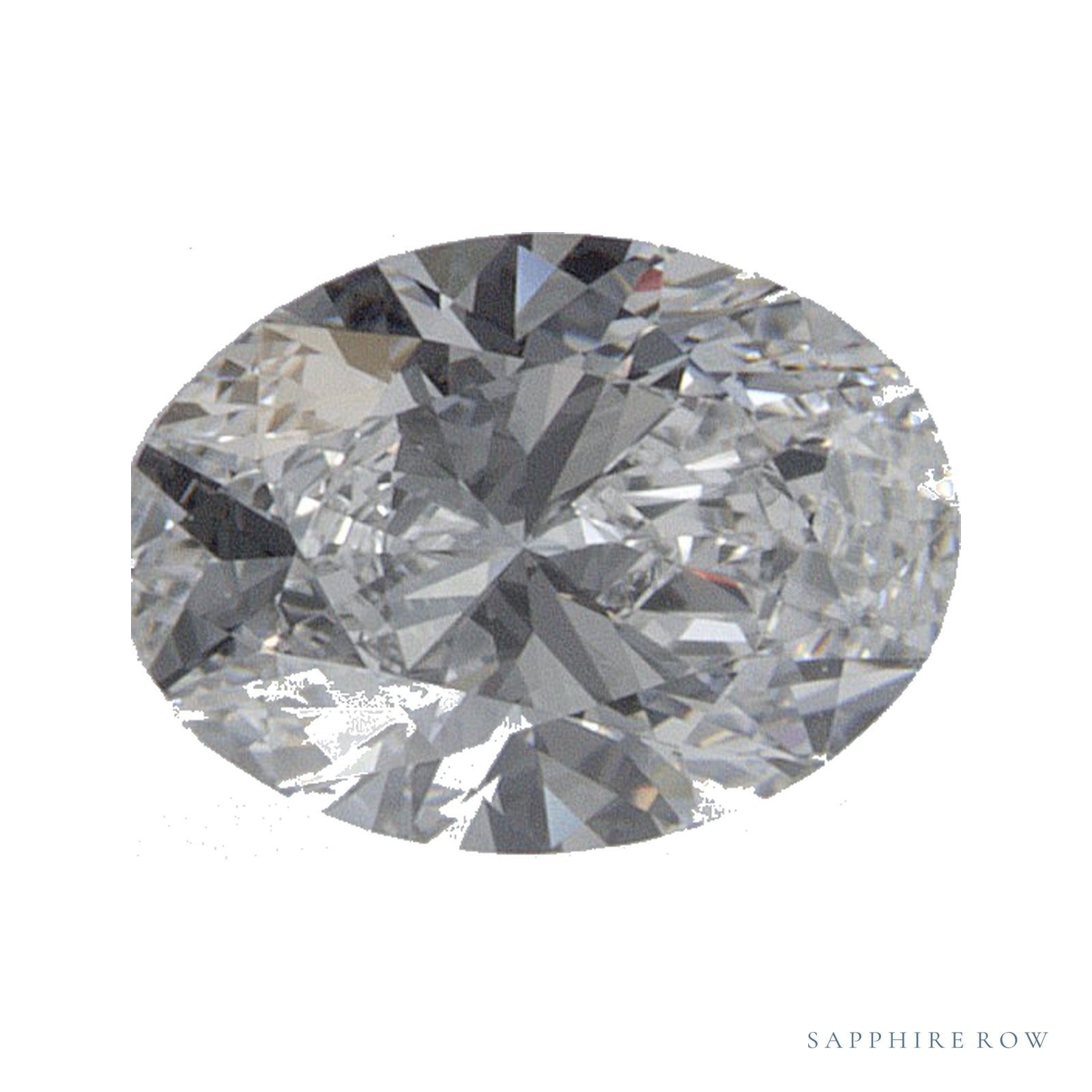 0.53 ct lab-grown diamond, oval cut | Sapphire Row · cut4