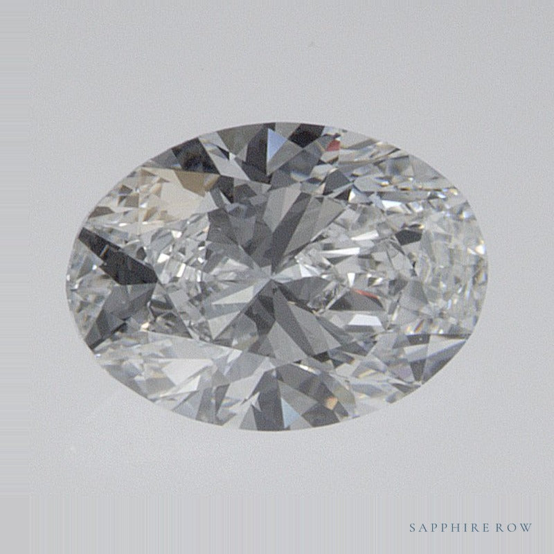 0.53 ct lab-grown diamond, oval cut | Sapphire Row · cut7