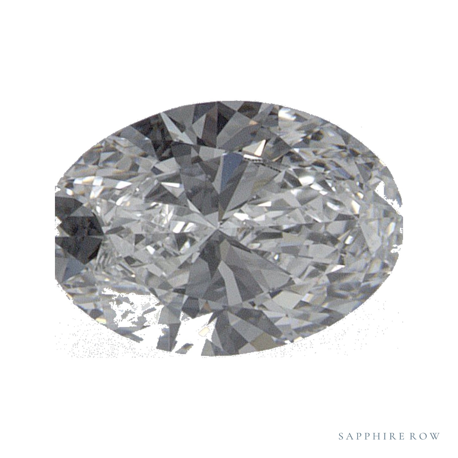 0.53 ct lab-grown diamond, oval cut | Sapphire Row · cut4