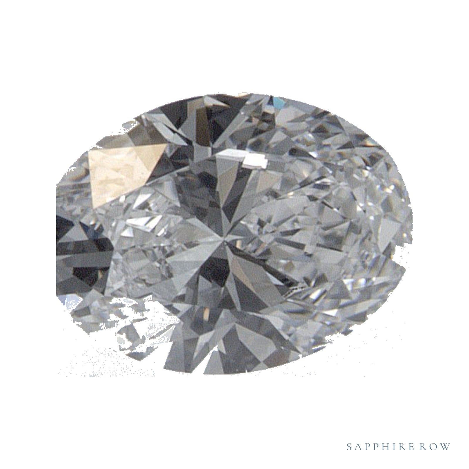 0.53 ct lab-grown diamond, oval cut | Sapphire Row · cut4