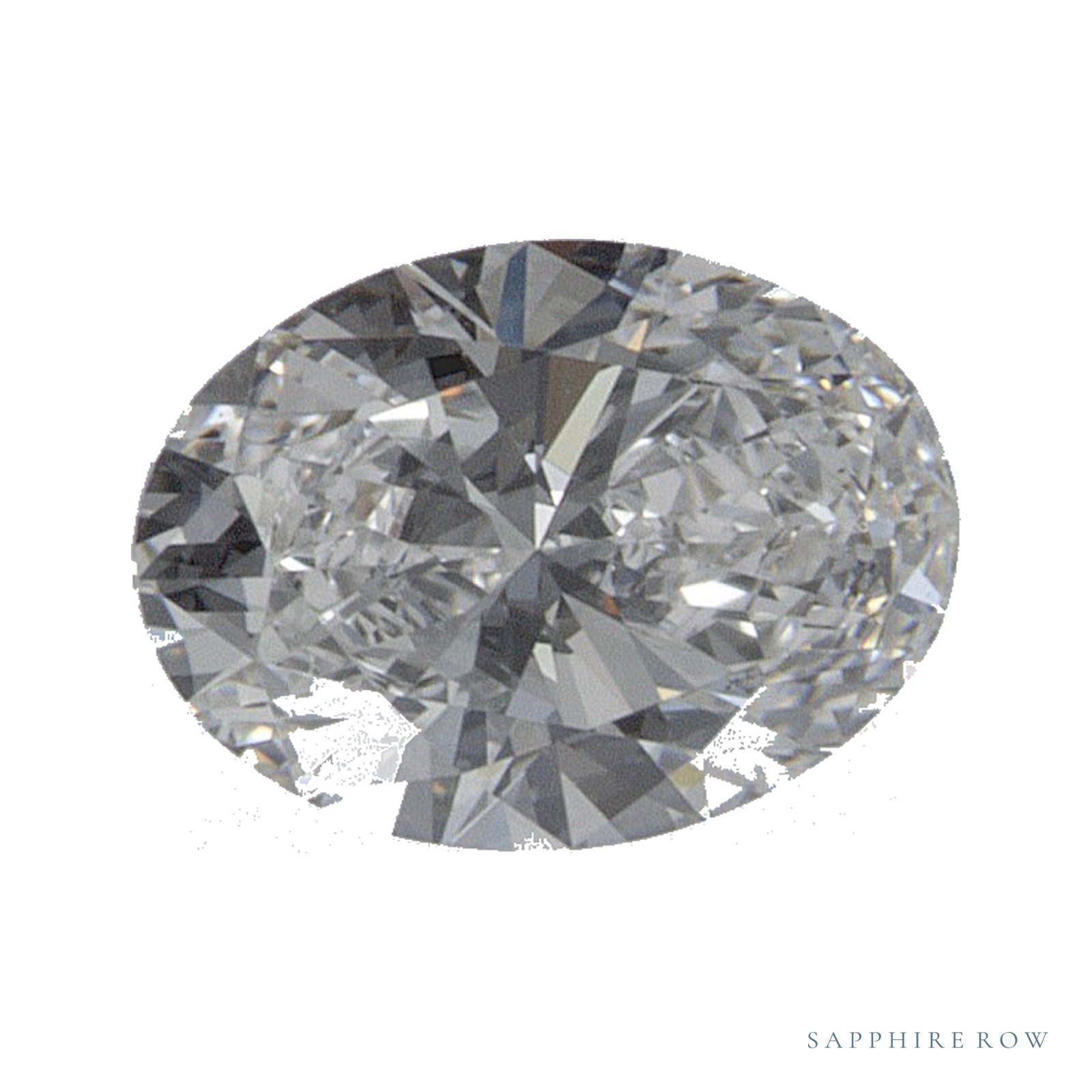 0.53 ct lab-grown diamond, oval cut | Sapphire Row · cut4