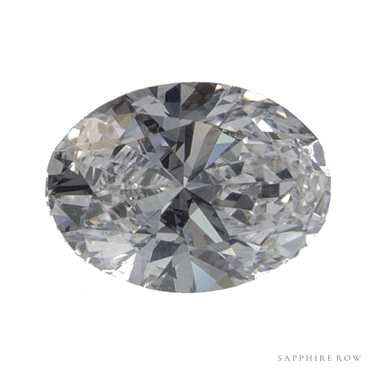 0.53 ct lab-grown diamond, oval cut | Sapphire Row · cut4