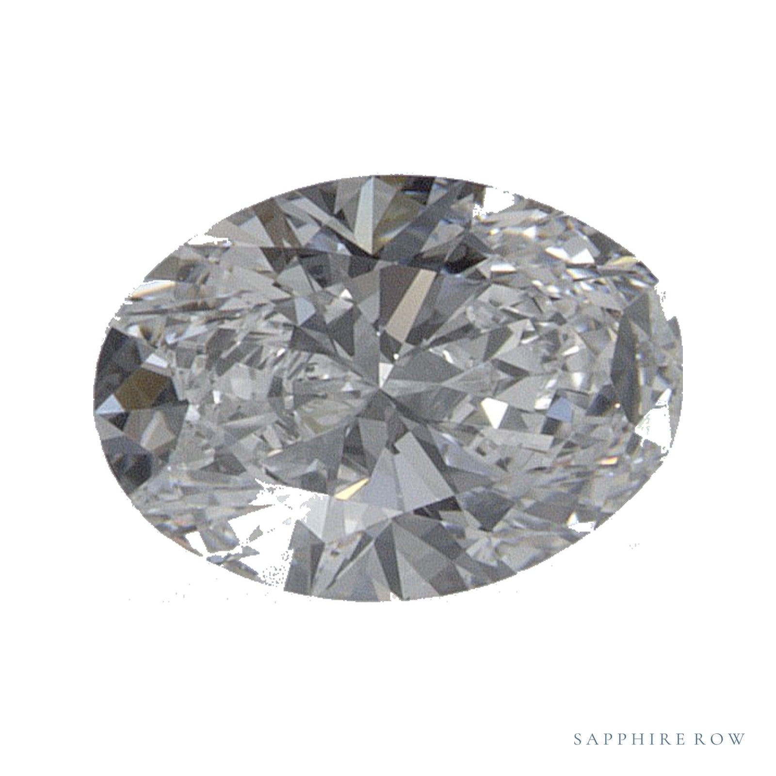 0.53 ct lab-grown diamond, oval cut | Sapphire Row · cut4