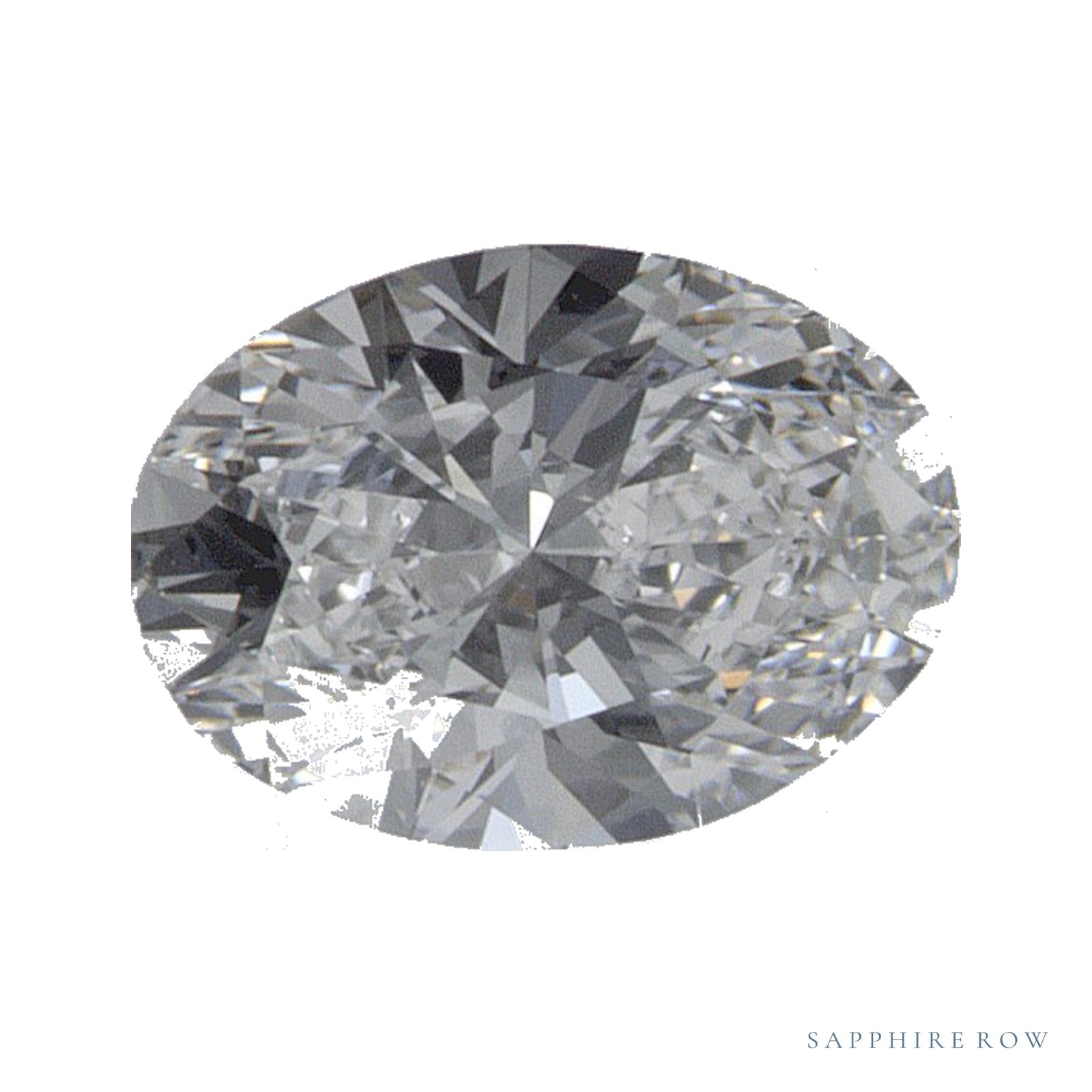 0.53 ct lab-grown diamond, oval cut | Sapphire Row · cut4