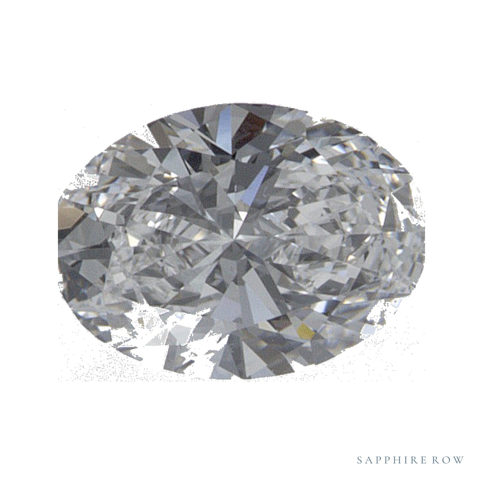 0.53 ct lab-grown diamond, oval cut | Sapphire Row · cut4