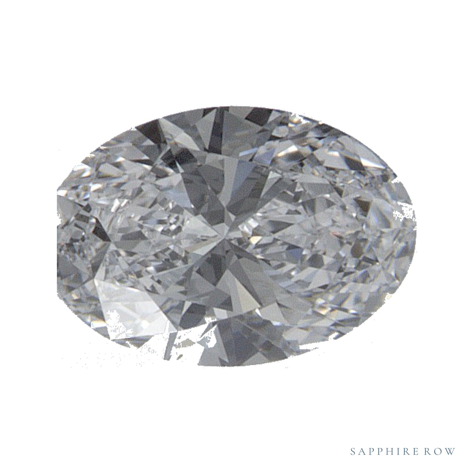 0.53 ct lab-grown diamond, oval cut | Sapphire Row · cut4