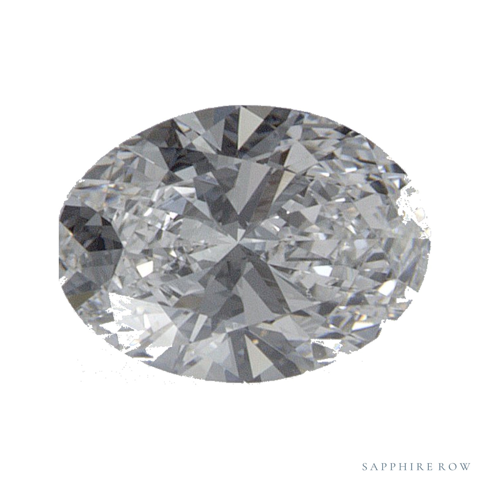 0.53 ct lab-grown diamond, oval cut | Sapphire Row · cut4