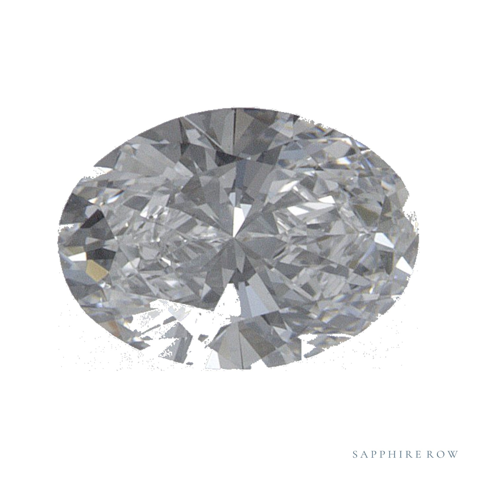 0.53 ct lab-grown diamond, oval cut | Sapphire Row · cut4