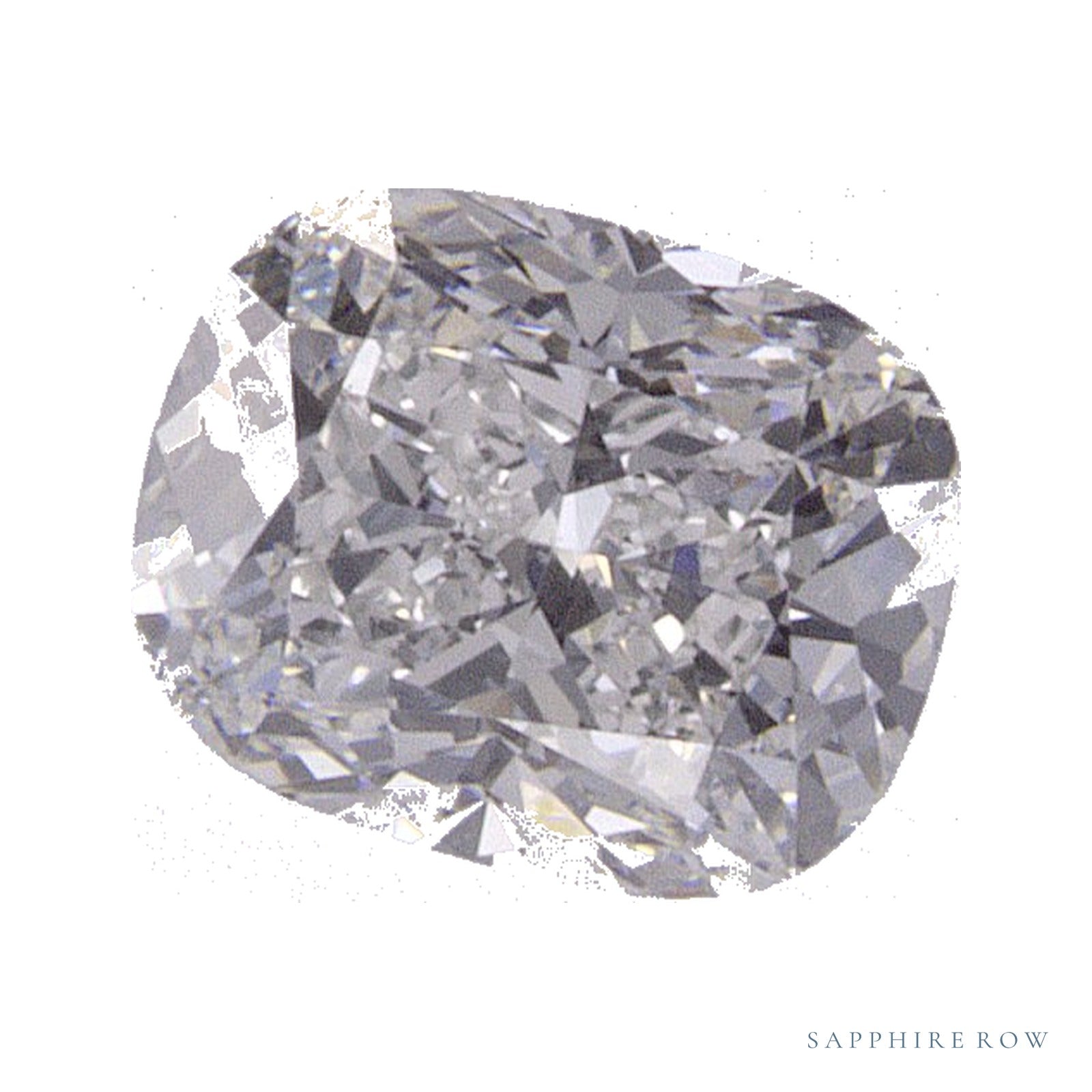 0.53 ct lab-grown diamond, elongated cushion cut | Sapphire Row · cut4