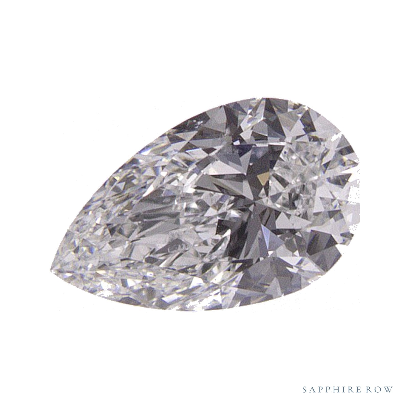0.52 ct natural diamond, pear cut | Sapphire Row · cut4