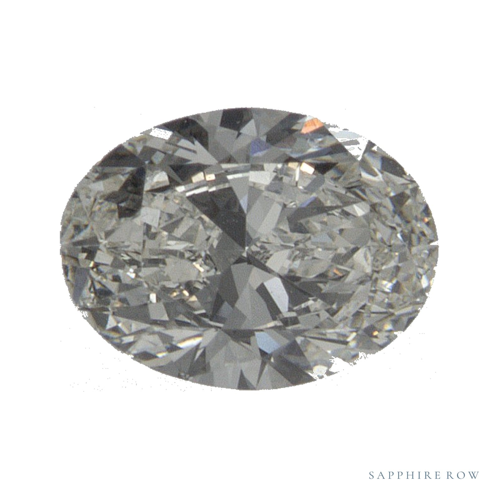 0.52 ct natural diamond, oval cut | Sapphire Row · cut4