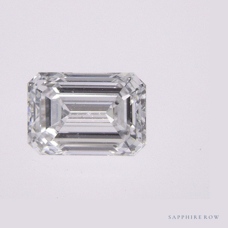 0.52 ct natural diamond, emerald cut | Sapphire Row · cut6