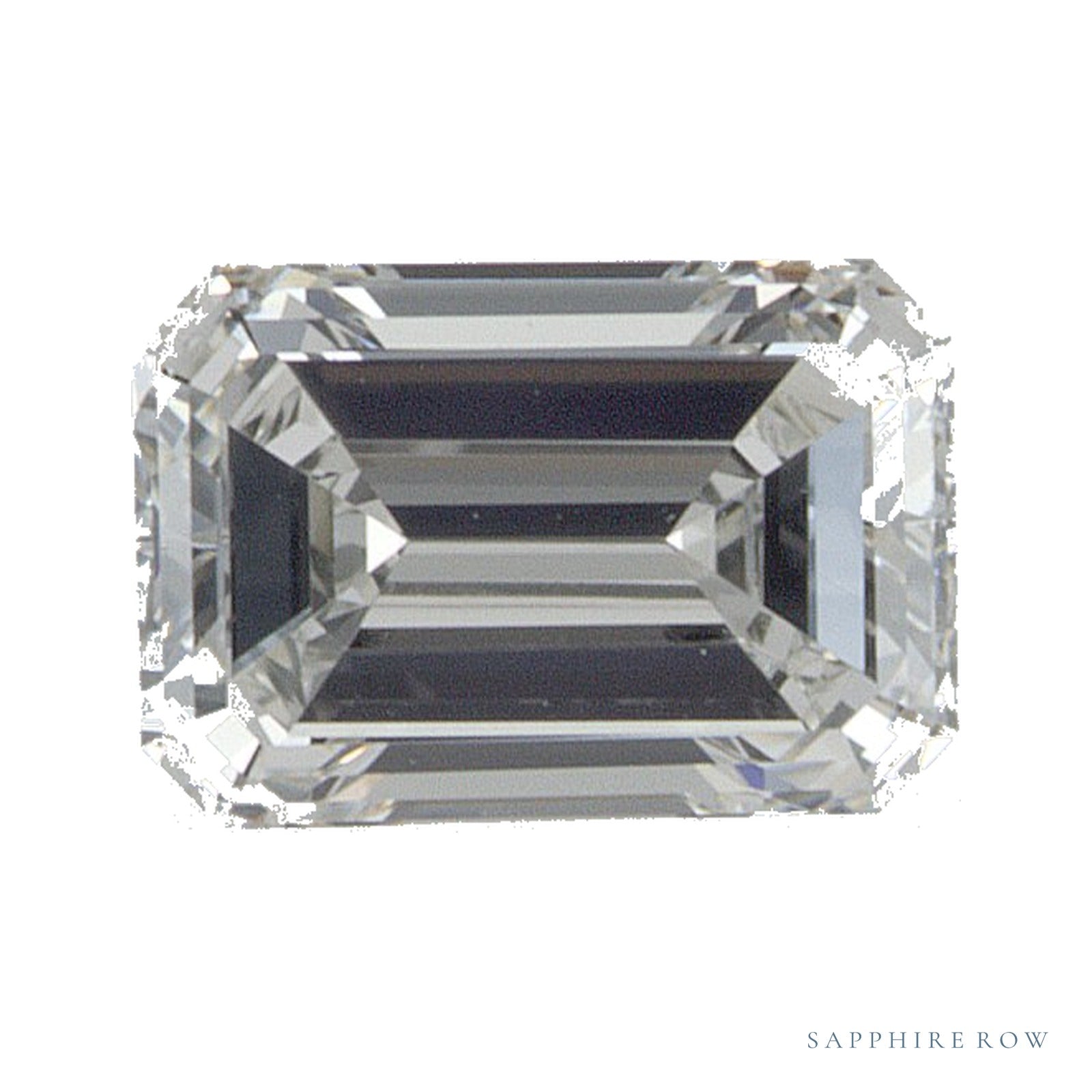 0.52 ct natural diamond, emerald cut | Sapphire Row · cut4