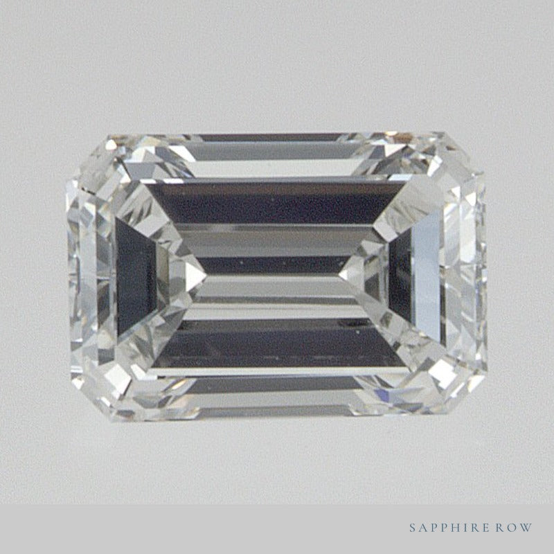 0.52 ct natural diamond, emerald cut | Sapphire Row · cut6