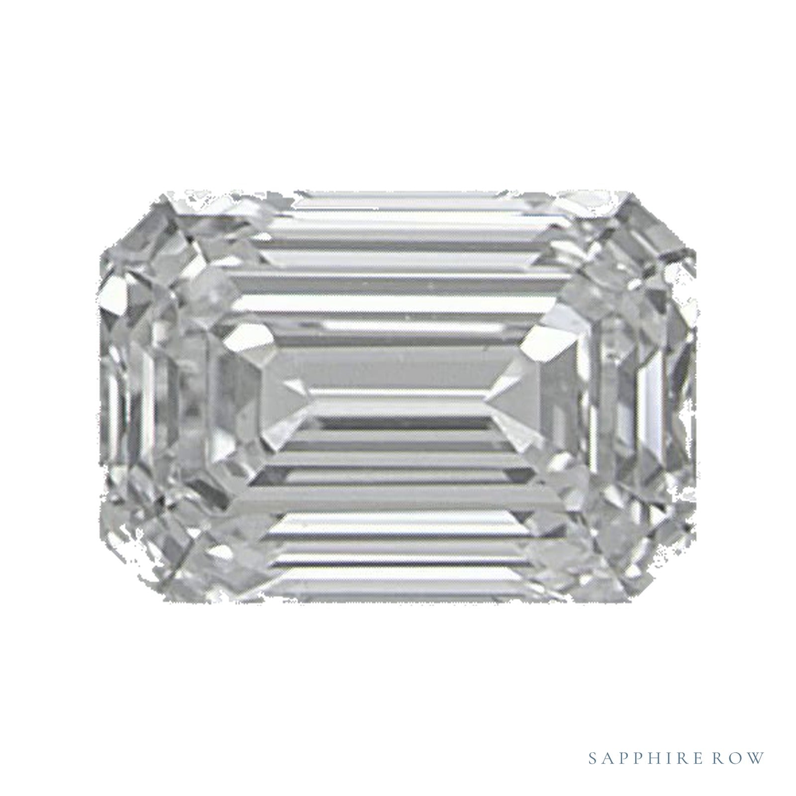 0.52 ct natural diamond, emerald cut | Sapphire Row · cut4