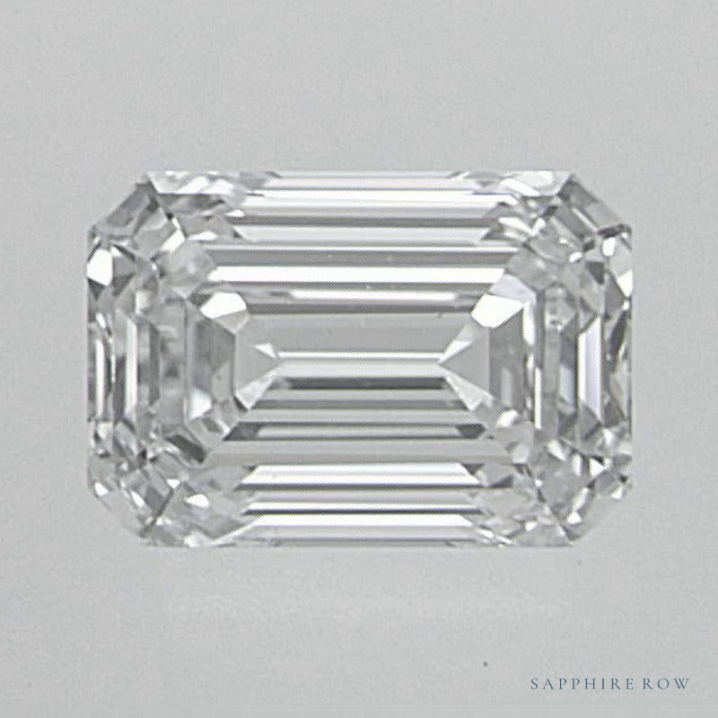 0.52 ct natural diamond, emerald cut | Sapphire Row · cut7