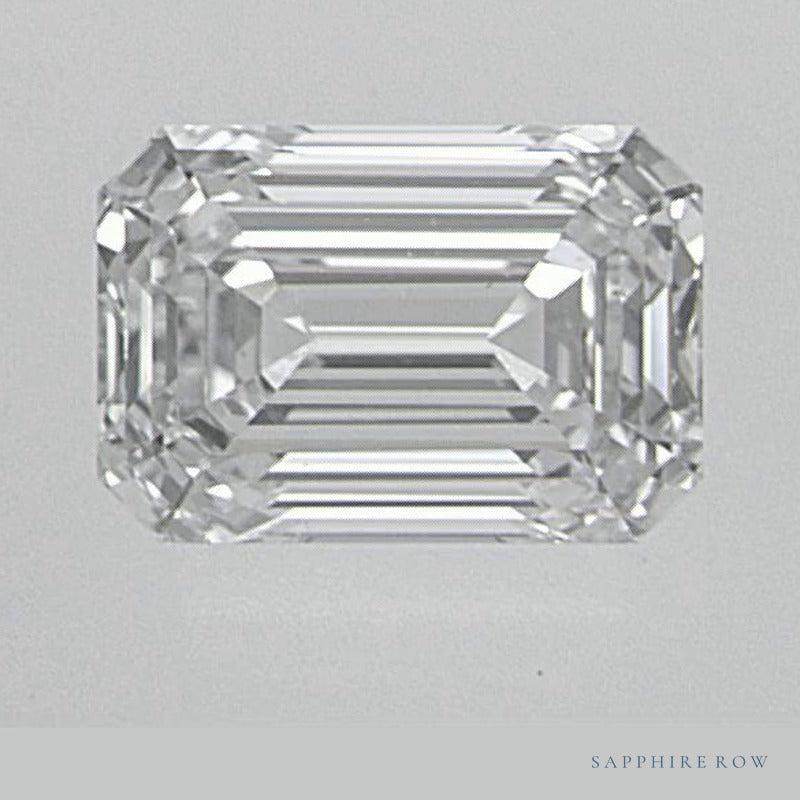 0.52 ct natural diamond, emerald cut | Sapphire Row · cut6