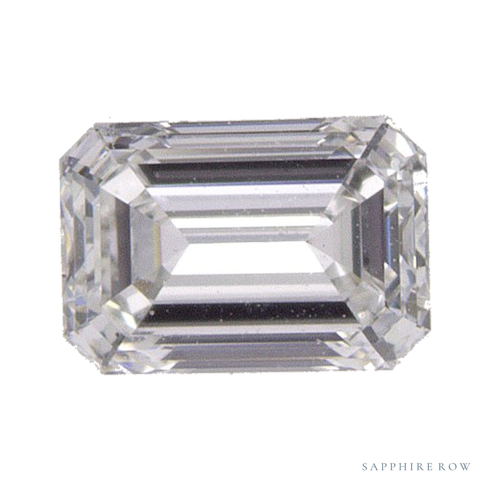 0.52 ct natural diamond, emerald cut | Sapphire Row · cut4