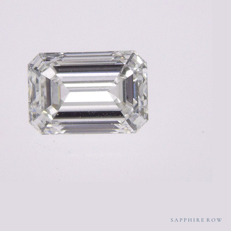 0.52 ct natural diamond, emerald cut | Sapphire Row · cut6