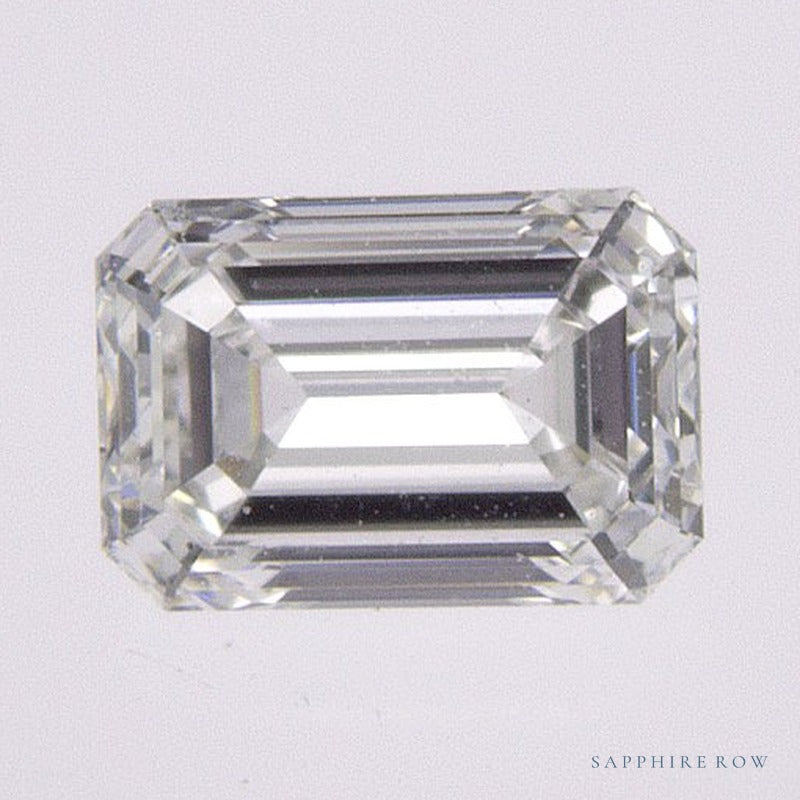 0.52 ct natural diamond, emerald cut | Sapphire Row · cut7