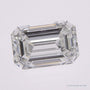 0.52 ct natural diamond, emerald cut | Sapphire Row · cut7