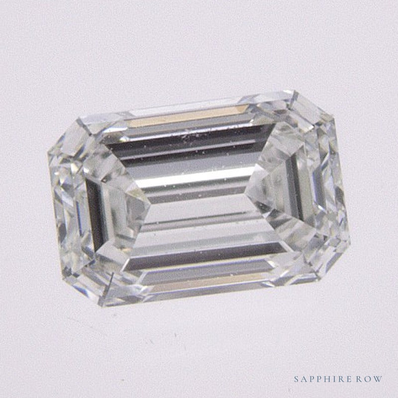 0.52 ct natural diamond, emerald cut | Sapphire Row · cut7