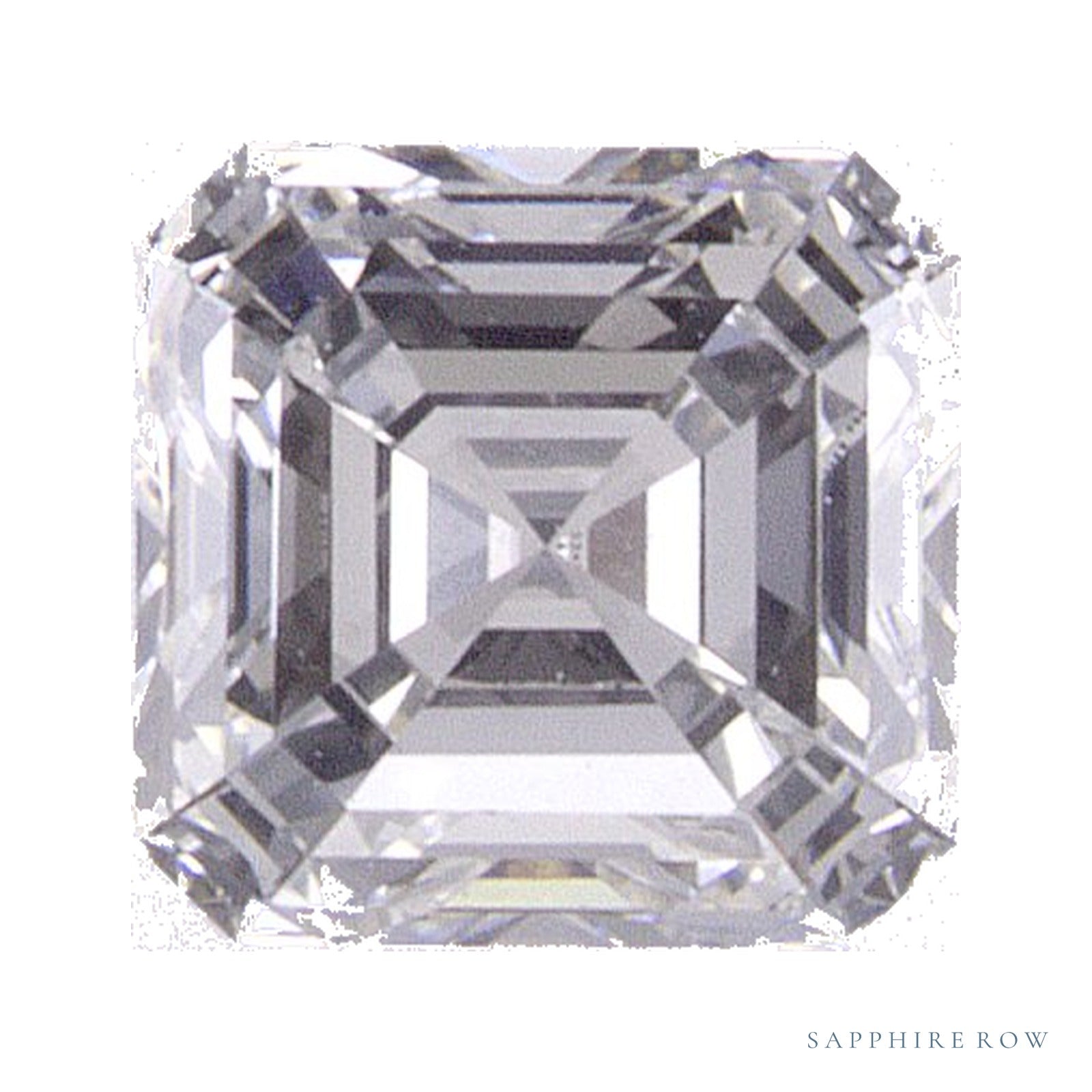 0.52 ct lab-grown diamond, asscher cut | Sapphire Row · cut4