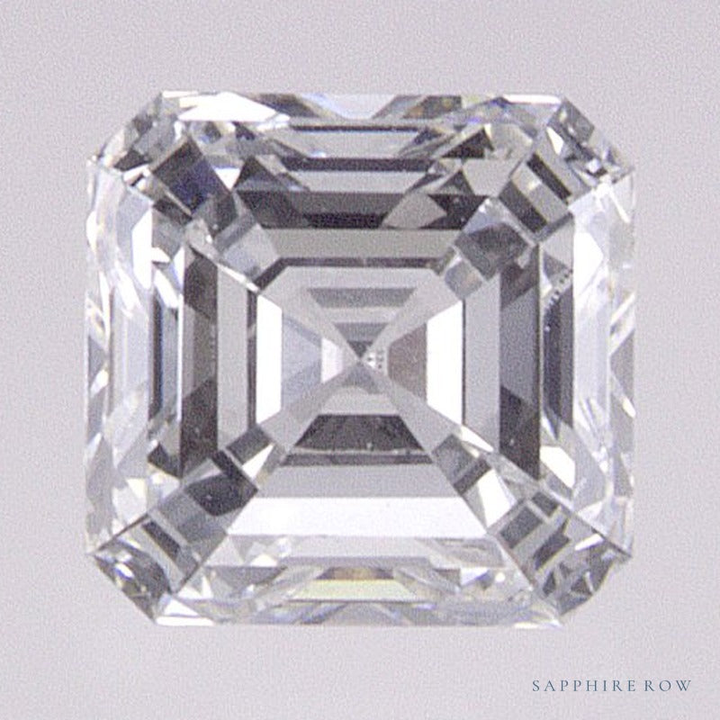 0.52 ct lab-grown diamond, asscher cut | Sapphire Row · cut7