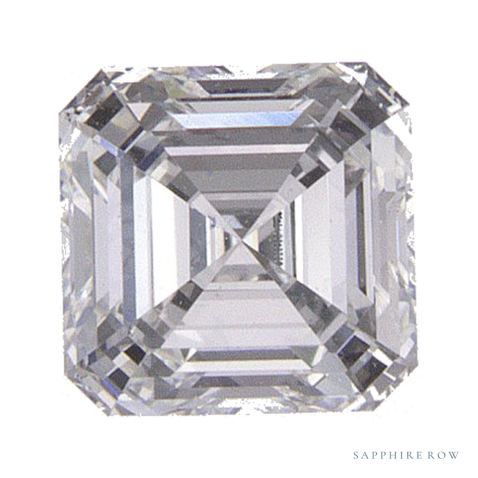 0.52 ct lab-grown diamond, asscher cut | Sapphire Row · cut4