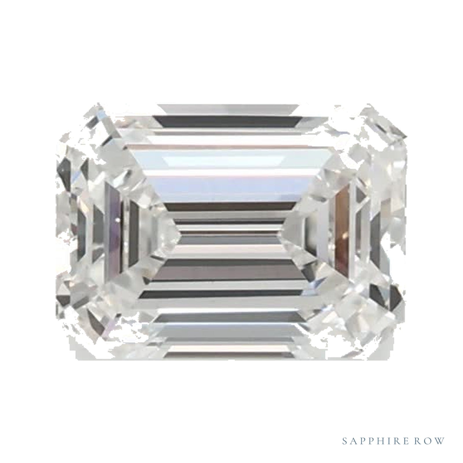 0.52 ct lab-grown diamond, emerald cut | Sapphire Row · cut4
