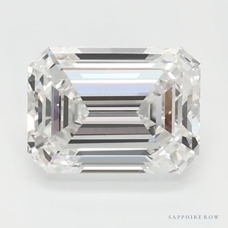 0.52 ct lab-grown diamond, emerald cut | Sapphire Row · cut6