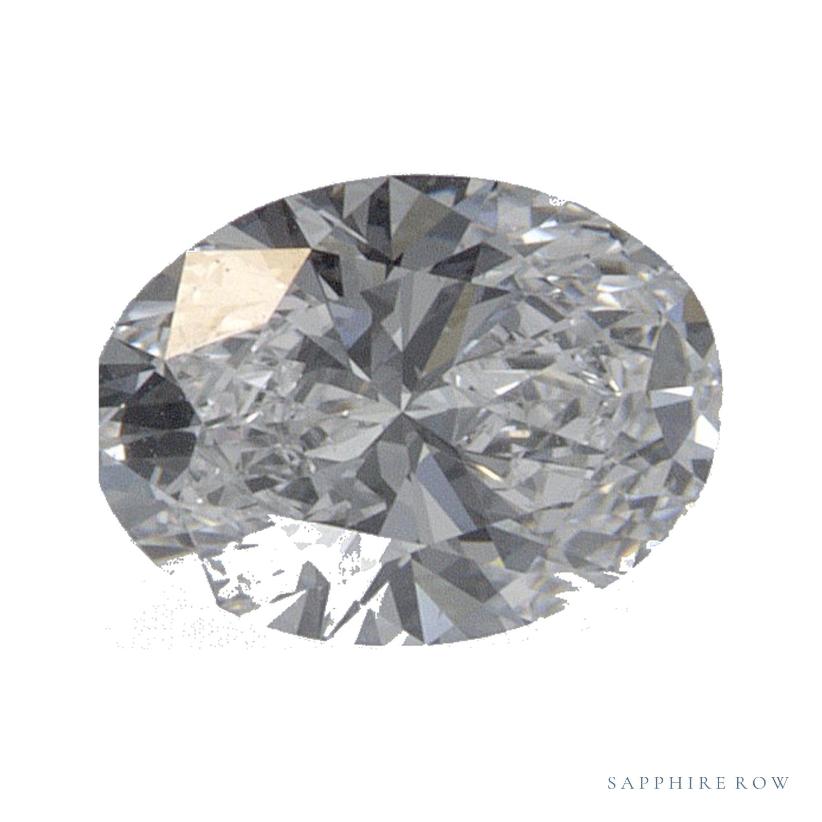 0.52 ct lab-grown diamond, oval cut | Sapphire Row · cut4