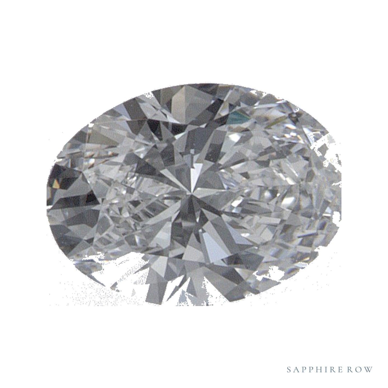 0.52 ct lab-grown diamond, oval cut | Sapphire Row · cut4