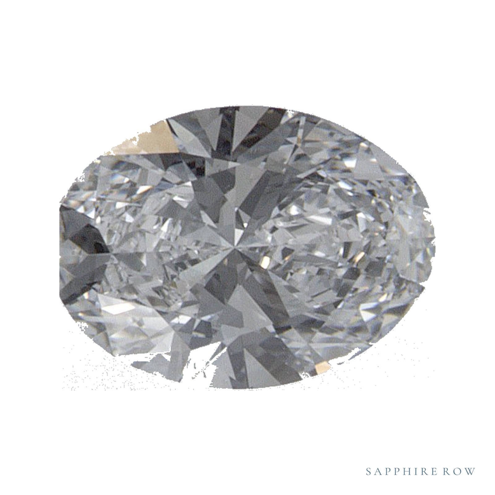 0.52 ct lab-grown diamond, oval cut | Sapphire Row · cut4