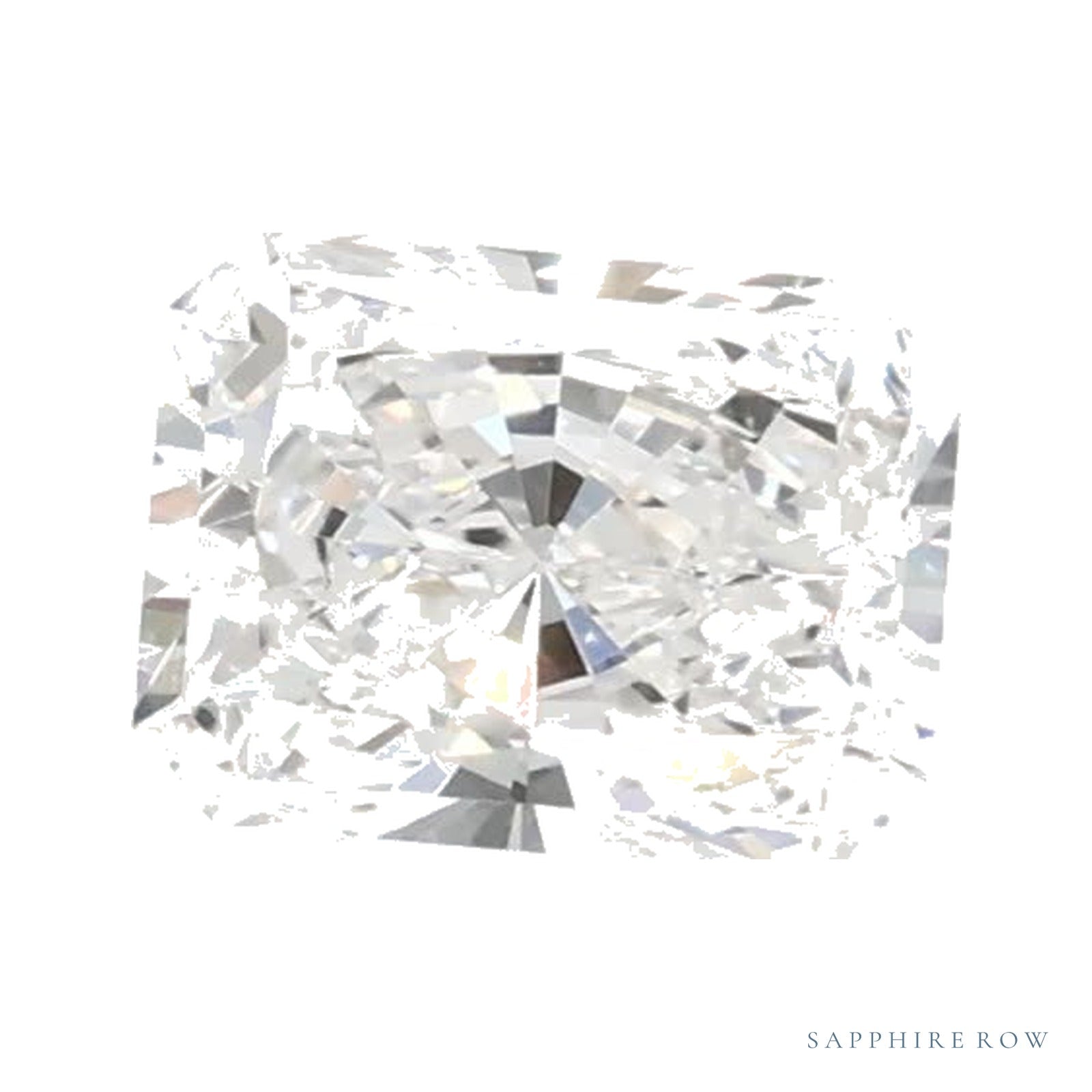 0.52 ct lab-grown diamond, radiant cut | Sapphire Row · cut4
