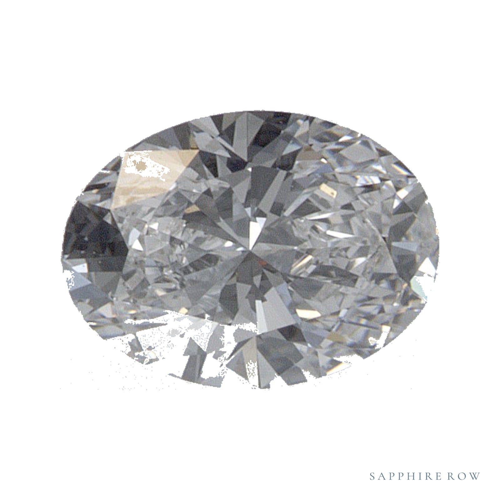 0.52 ct lab-grown diamond, oval cut | Sapphire Row · cut4