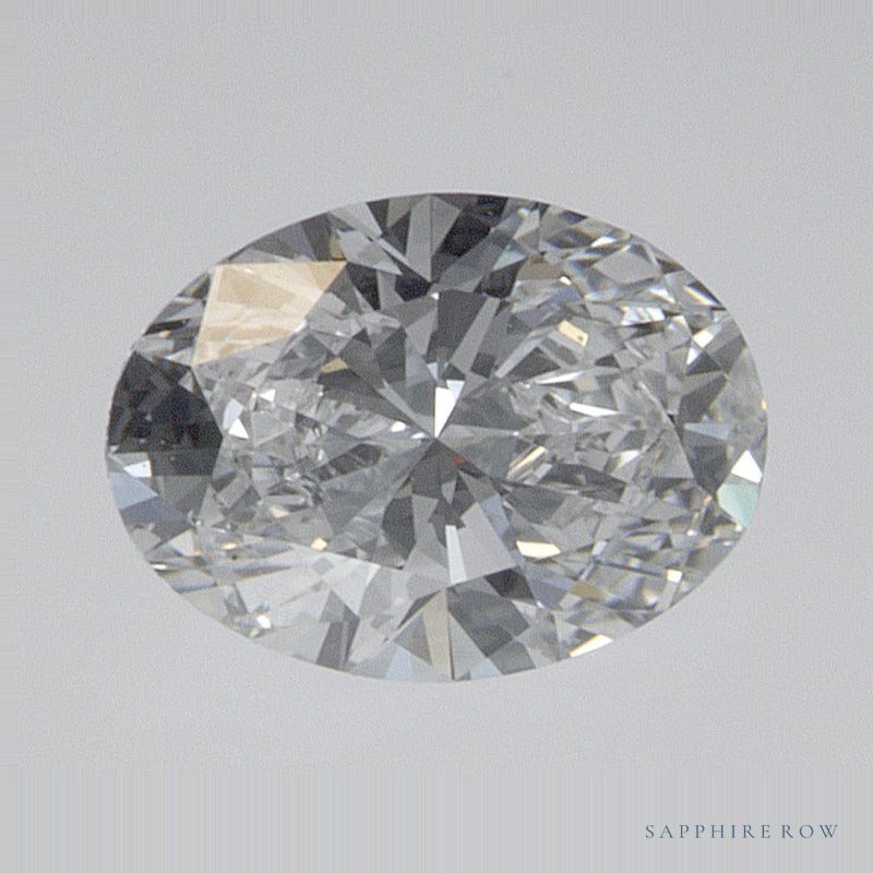 0.52 ct lab-grown diamond, oval cut | Sapphire Row · cut7