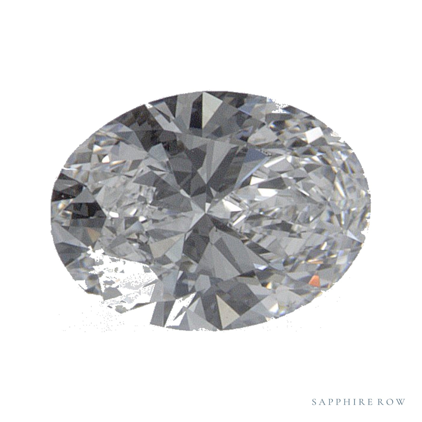 0.52 ct lab-grown diamond, oval cut | Sapphire Row · cut4
