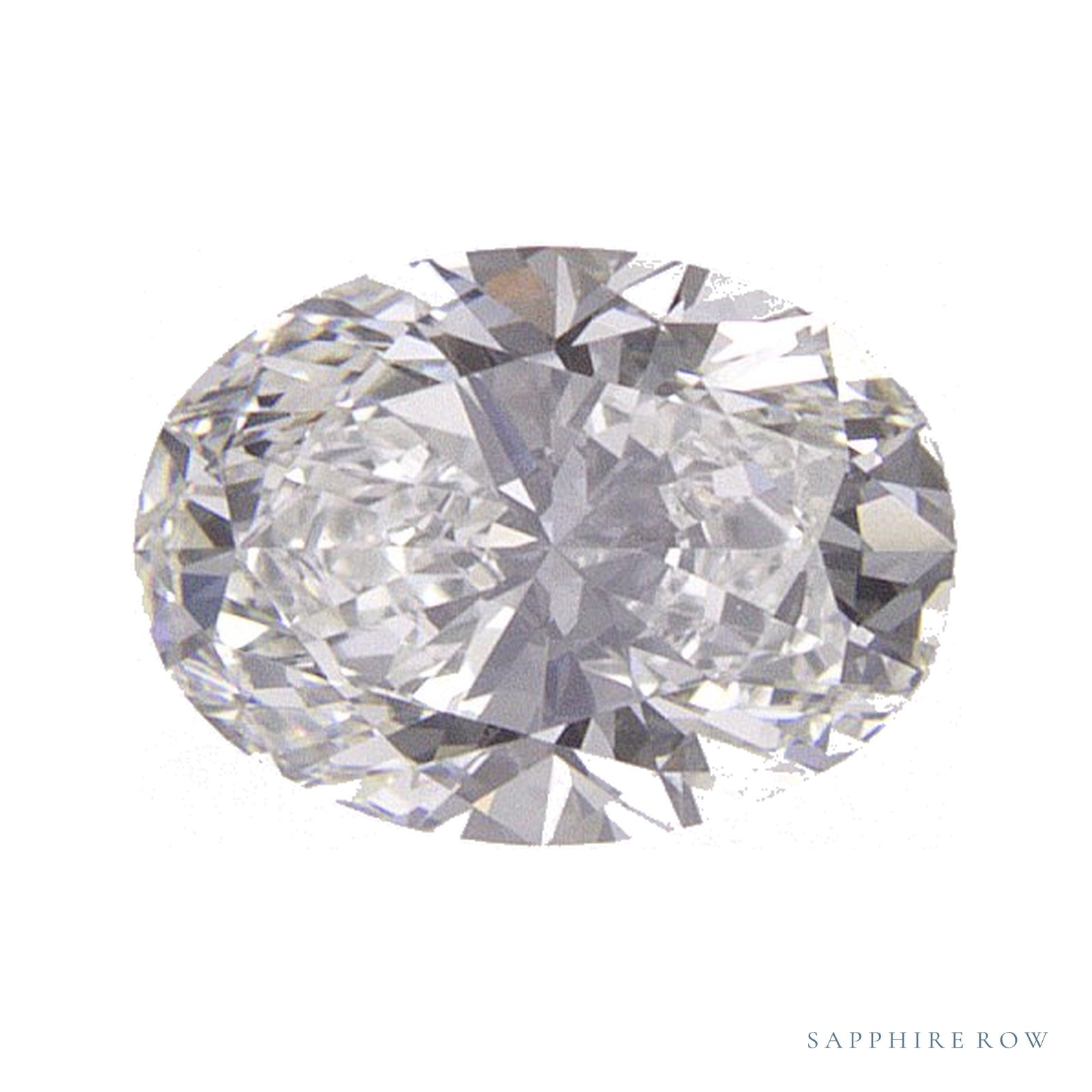 0.51 ct natural diamond, oval cut | Sapphire Row · cut4