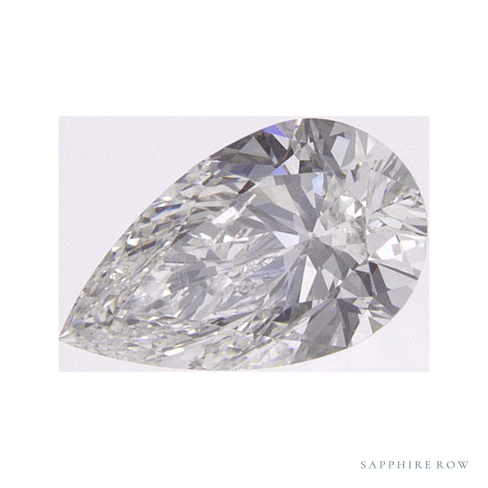 0.51 ct natural diamond, pear cut | Sapphire Row · cut4